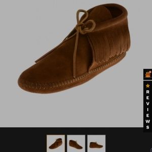 Minnetonka Moccasins 482 brown suede